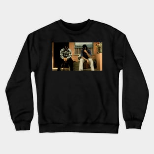 Hanging on the Front Porch in South Central Los Angeles Crewneck Sweatshirt